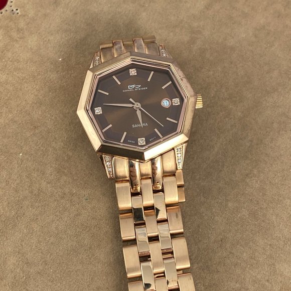 Stunning  Designer Daniel Steiger Rose Gold Watch - Picture 4 of 8
